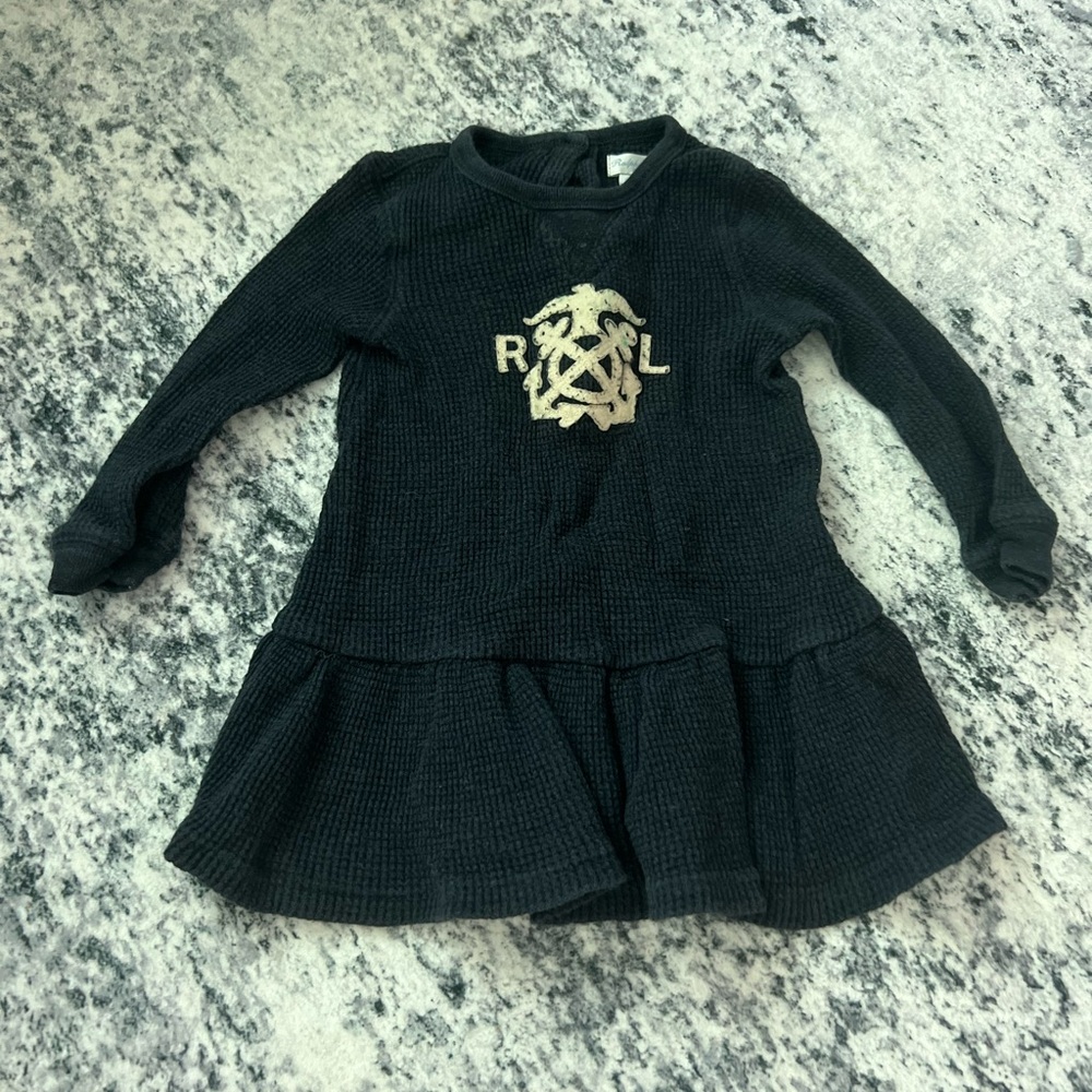 Dark blue Long Sleeve Ralph Lauren Dress 18 months‎
